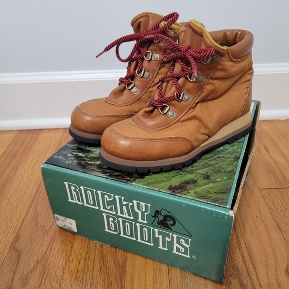 Rocky‎ Boots Vintage Women's Hiking Boots Size 6.5 Brown GoreTex Lightweight